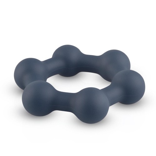 Boners Hexagon Cock Ring - Эрекционное кольцо, 3,8 см (серый) - sex-shop.ua