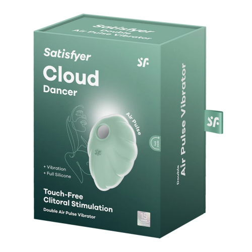 Satisfyer Cloud Dancer - Вакуумний стимулятор, 9 см (мятный) - sex-shop.ua