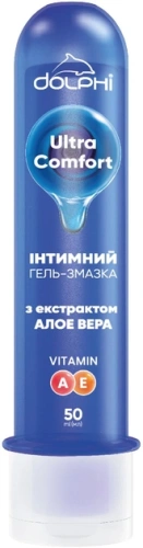 Dolphi Ultra Comfort - Увлажняющая гель-смазка, 50 мл - sex-shop.ua