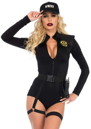 Leg Avenue - SWAT Team Babe - Эротический женский костюм, XS - sex-shop.ua
