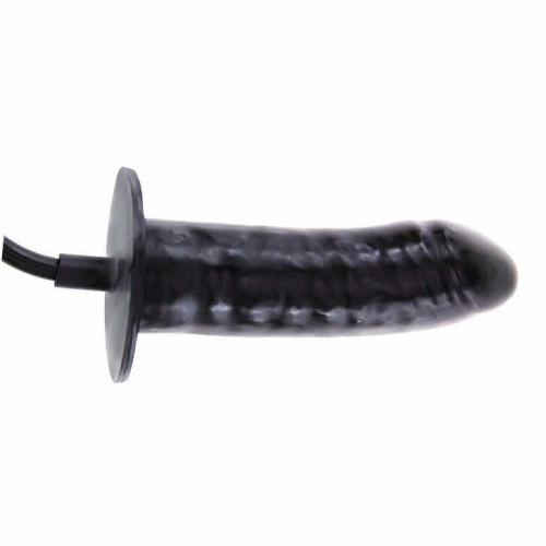 LyBaile - Bigger Joy inflateable Penis - Надувний фалоімітатор, 15.5х4 см (чорний)