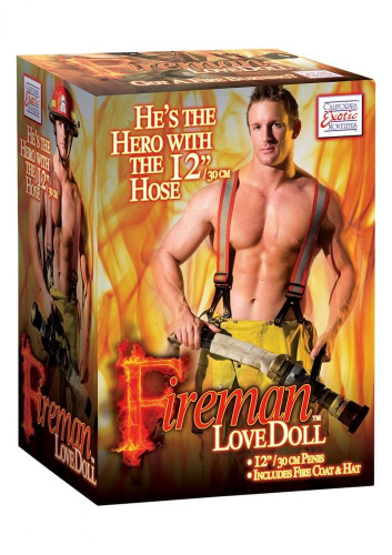 Секс кукла Fireman Love Doll, 30х6 см - sex-shop.ua