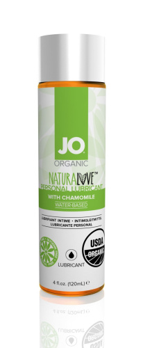System JO Naturalove Organic - смазка на водной основе с экстрактом листьев агавы и ромашки, 120 мл. - sex-shop.ua
