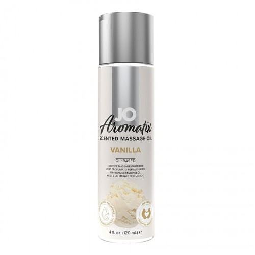 System JO Aromatix - Massage Oil - Vanilla - Масажна олія, 120 мл