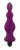 Adrien Lastic Bullet Amuse Purple - анальная пробка с вибрацией 14.5х3,9см (пурпурный) - sex-shop.ua