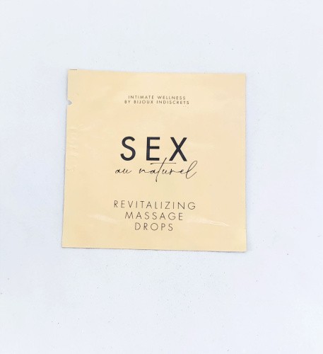 Sex au Naturel by Bijoux Indiscrets - Revitalising Intimate Massage Drops - Краплі для інтимного масажу, 2 мл (Іспанія)