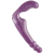 Doc Johnson The Gal Pal Purple - Безремневий страпон, 17х3.5 см (фіолетовий)