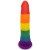 Фаллоимитатор Pride Dildo Silicone Rainbow, 14х3,6 см - sex-shop.ua