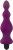 Adrien Lastic Bullet Amuse Purple - анальна пробка з вібрацією 14.5х3, 9см (пурпурний)