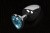 Пикантные Штучки Маленькая серебристая анальная пробка с кристаллом в виде сердечка, 6Х2,5 см (голубой) - sex-shop.ua