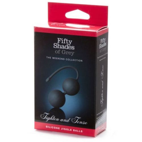 Вагинальные шарики Fifty Shades of Grey, Tighten and Tense Silicone Jiggle Balls - sex-shop.ua