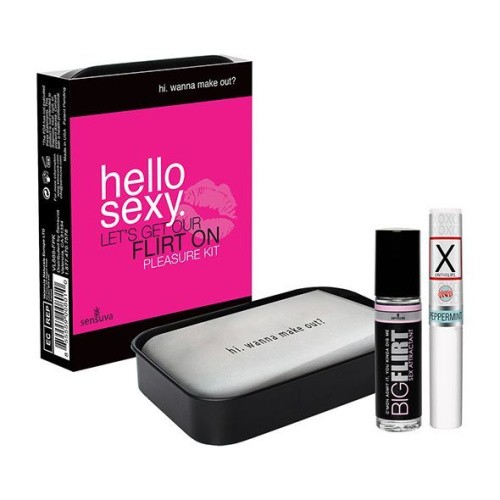 Sensuva Hello Sexy - Подарунковий набір для флірту (стимулюючий бальзам для губ та феромони)