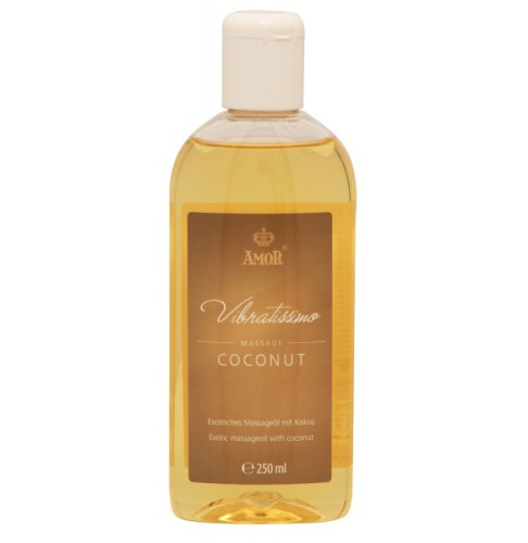 Vibratissimo Coconut - Масажне масло з ароматом кокоса, 250 мл