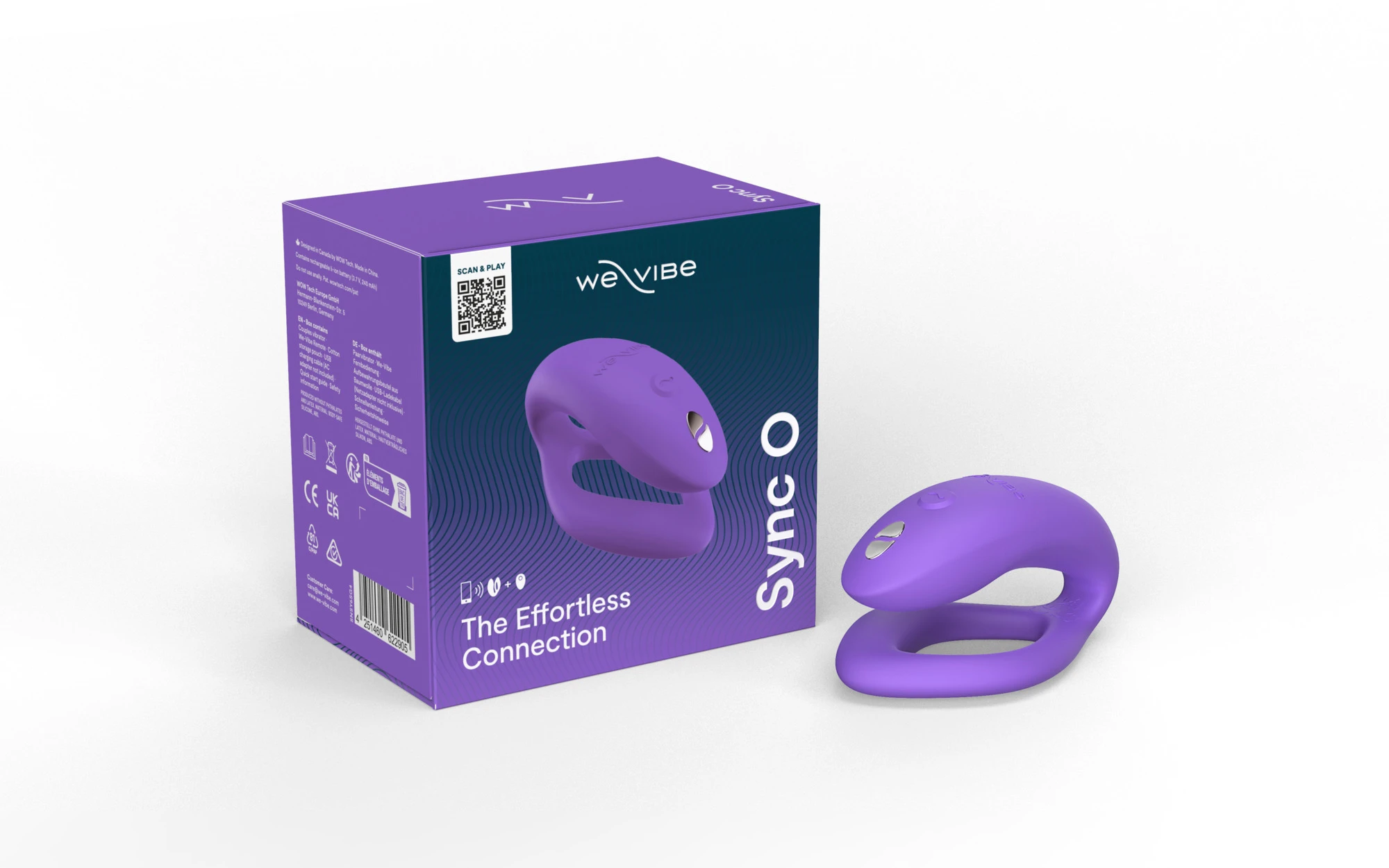 We-Vibe Sync O Light Purple - Смарт-вибратор, 8 см (фиолетовый) - Купить в  Киеве, Украине | Sex-shop.ua