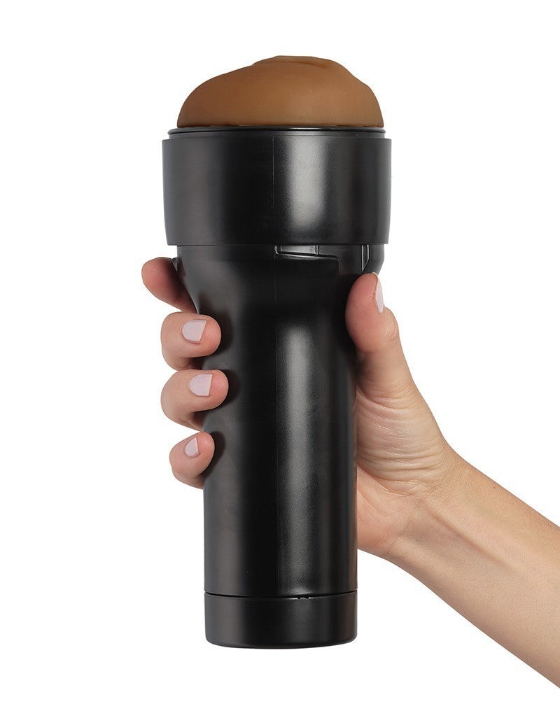 Kiiroo Feel Stroker Mid Brown - Мастурбатор вагина для секс-машины Kiiroo  Keon, 22 см