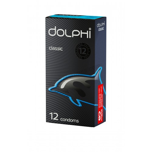 Dolphi Classic №12 - классические презервативы, 12 шт. - sex-shop.ua