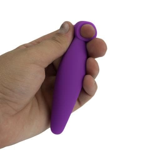 Topco Sales Climax Anal Finger Plug - Анальный стимулятор, 8,8х2,5 см (фиолетовый) - sex-shop.ua