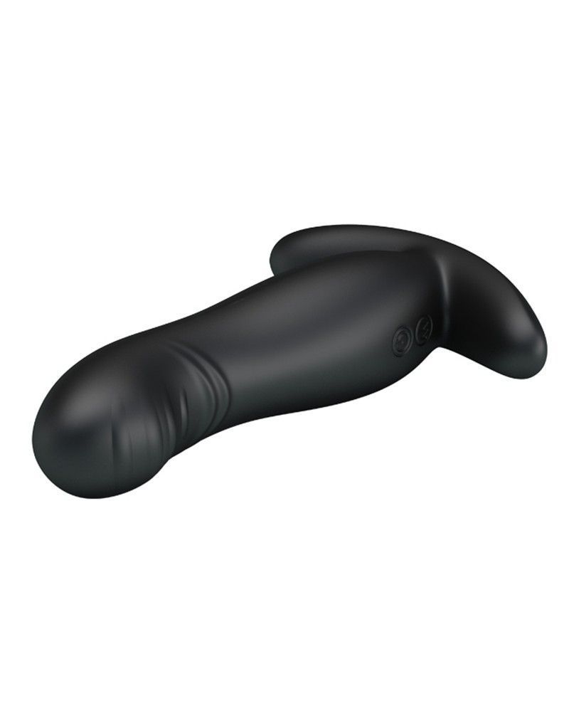 LyBaile Mr.Play Vibrating Tickling Prostate Massager - вибромассажер  простаты, 12.7х3 см (чёрный)