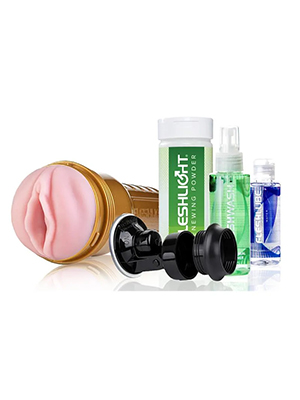 Fleshlight STU Value Pack - мастурбатор плюс аксесуари