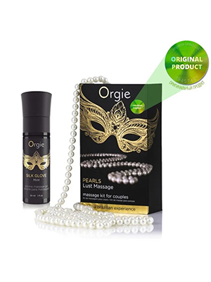 Orgie Pearl Lust Massage набор для интимного массажа гель и бусы, 30 мл