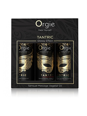 Orgie - TANTRIC - Набор массажного масла с ароматами-афродизиаками, 3х30 мл