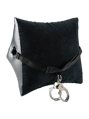 Position Master With Cuffs Black - Подушка с наручниками