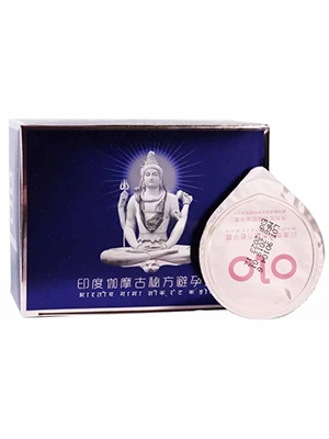 Пролонгуючий презерватив OLO BLUE Budda, 1 шт