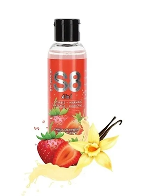 Лубрикант на водной основе Stimul8 4-in-1 Dessert Lube, 125 мл (клубника ваниль)