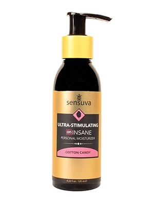 Sensuva Ultra-Stimulating On Insane Cotton Candy - Возбуждающая смазка на гибридной основе, 125 мл