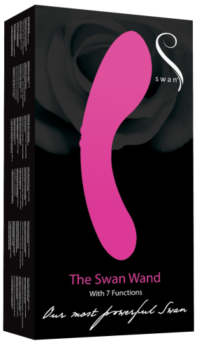 Swan Wand Recharge - Вібромасажер, 23,4см (рожевий)