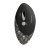 Womanizer W500 - Вакуумний стимулятор клітора із кристалом Swarovski, 12х6 см (чорний)