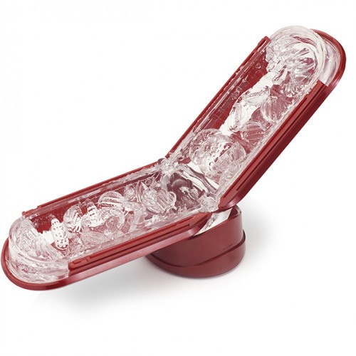 Tenga Flip Zero Red + Flip Warming Set мастурбатор с подогревом, 18х7 см  (красный)