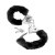 Наручники Fetish Fantasy Beginner's Furry Cuffs, чорні - купити в Україні | Секс шоп SEX-SHOP.ua