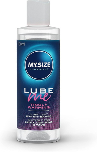 My.Size Lube Me Tightly Warming - Разогревающий лубрикант на водной основе, 100 мл - sex-shop.ua