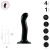 Насадка для страпона Strap-On-Me P&G-Spot Dildo, 18х3.3 см размер M - sex-shop.ua