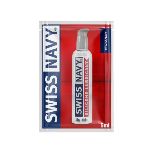 Swiss Navy Silicone - Пробник лубриканта на силиконовой основе, 5 мл - sex-shop.ua