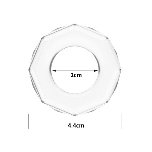 LoveToy - Power Plus Cockring 4 Clear - Ерекційне кільце, 2 см - купити в Україні | Секс шоп SEX-SHOP.ua