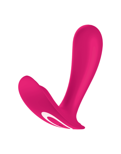 Satisfyer Top Secret - Вибратор с двумя моторами для точки G или анальной стимуляции,11х3 см., (розовый) - sex-shop.ua
