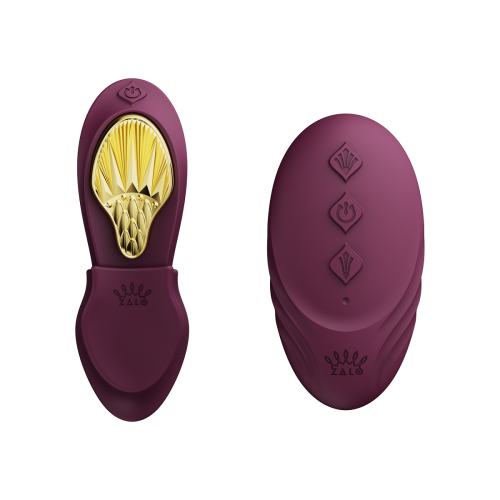 Zalo Aya - Вибратор для ношения в трусиках на дистанционном пульте управления, 8.5х2.8 см (фиолетовый) - sex-shop.ua