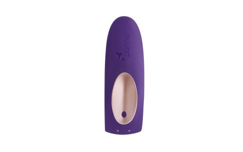 Satisfyer Double Plus (ex Partner Plus) - Вибратор для пар, 9х2.3 см (фиолетовый) - sex-shop.ua