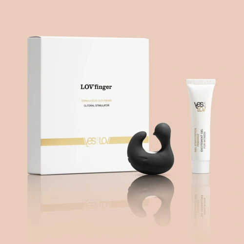 YESforLOV LOV Finger - Подарочный набор: возбуждающий гель для женщин и вибратор на палец