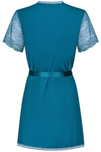 Obsessive Miamor robe - еротичний пеньюар, S/M (Бірюзовий) - купити в Україні | Секс шоп SEX-SHOP.ua