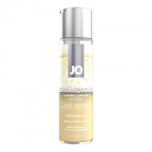 System JO Champagne & Red Velvet Cake - Набор вкусовых смазок, 2×60 мл