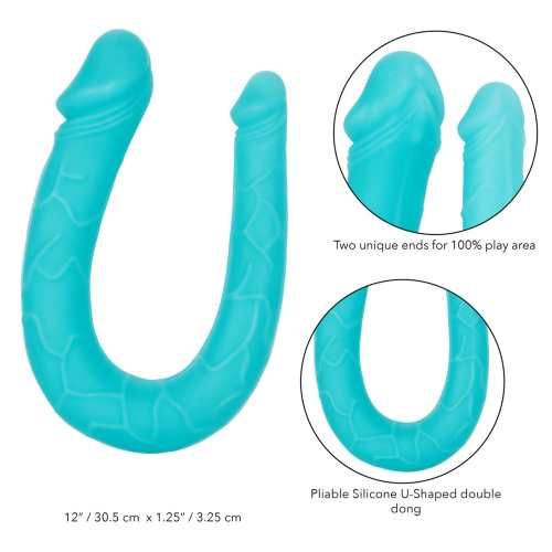 Двосторонній фалоімітатор CalExotics Silicone Double Dong AC/DC, 30.5 см - купити в Україні | Секс шоп SEX-SHOP.ua