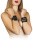 sLash Leather Hand Cuffs Black - кожаные наручники, 23 см (чёрный)