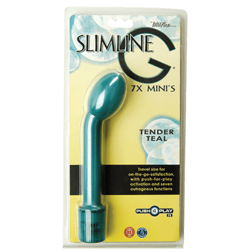 Topco Sales Wildfire Slimline G 7X Minis - Вибратор, 17х3.5 см (зеленый) - sex-shop.ua