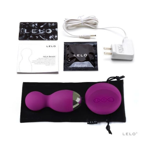 Lelo Hula Beads-Вагінальні вібро-кульки, 9х2. 9 см (Бірюзовий)