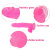 LoveToy Jelly Studs Crystal Dildo, Large - Фалоімітатор з мошонкою, 20 см (рожевий) - купити в Україні | Секс шоп SEX-SHOP.ua