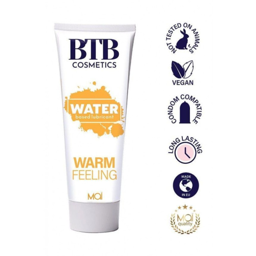 BTB Warm Feeling - Лубрикант, що розігріває на водній основі, 100 мл - купити в Україні | Секс шоп SEX-SHOP.ua