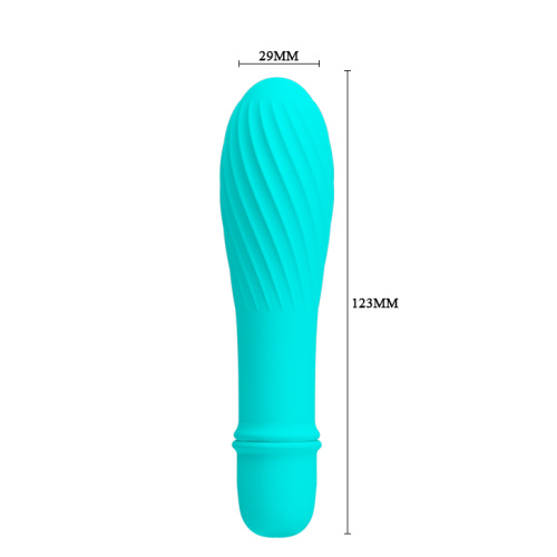 Pretty Love Solomon Vibrator Blue - Классический вибратор, 12,3х2.3см
